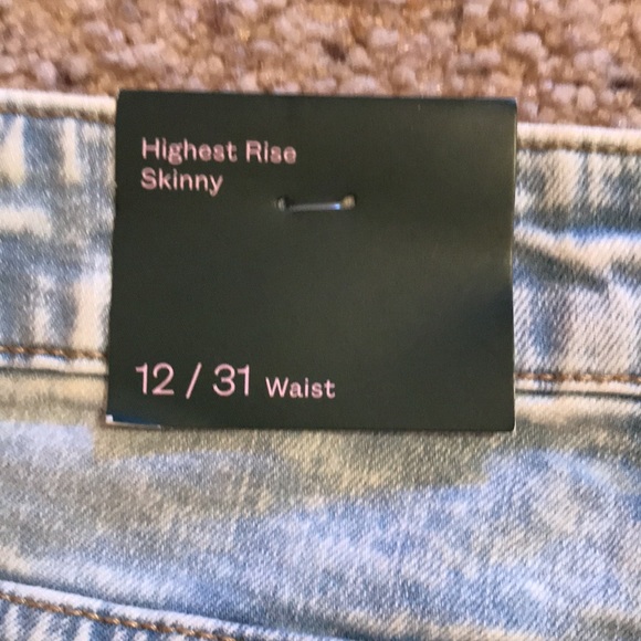 Wild fable highest rise skinny button fly jeans Sz 12/31 NWTs - Picture 13 of 14
